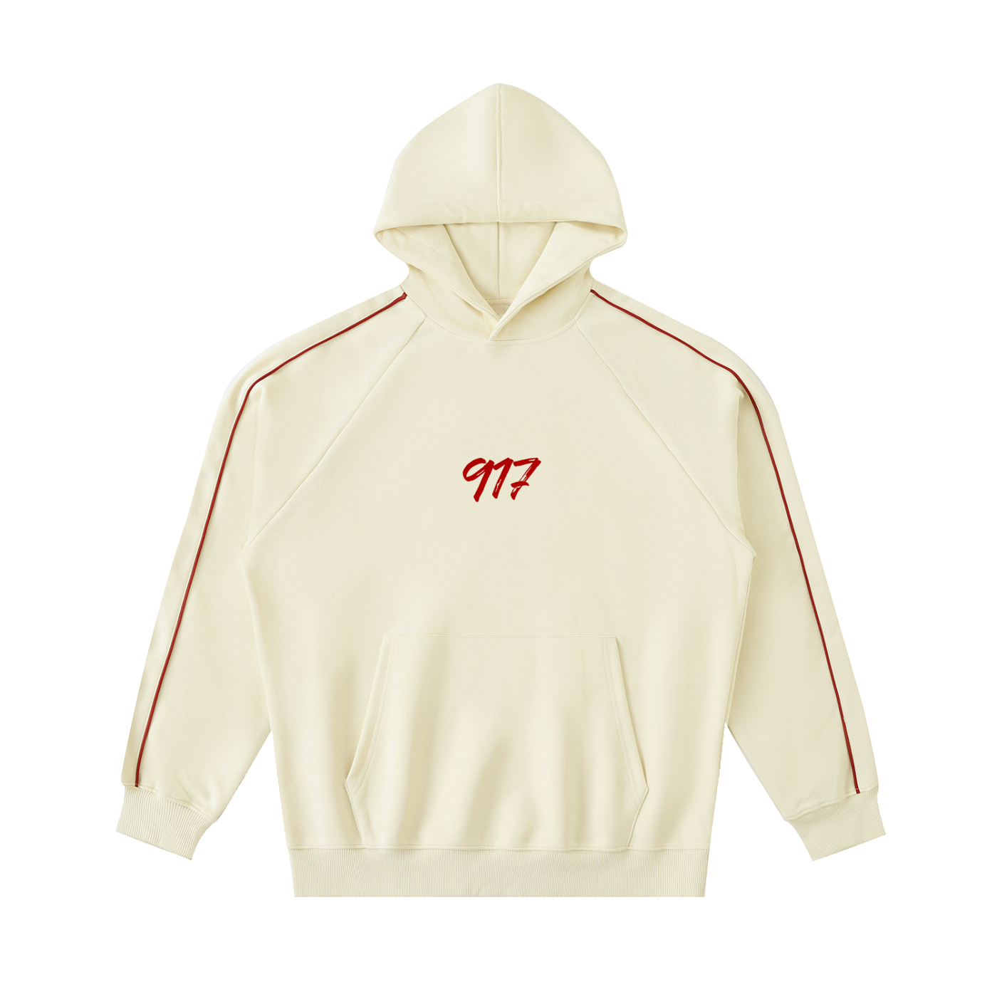 K.YS New York Contrast Piping Raglan Hoodie