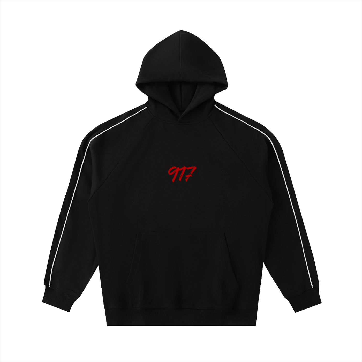 K.YS New York Contrast Piping Raglan Hoodie