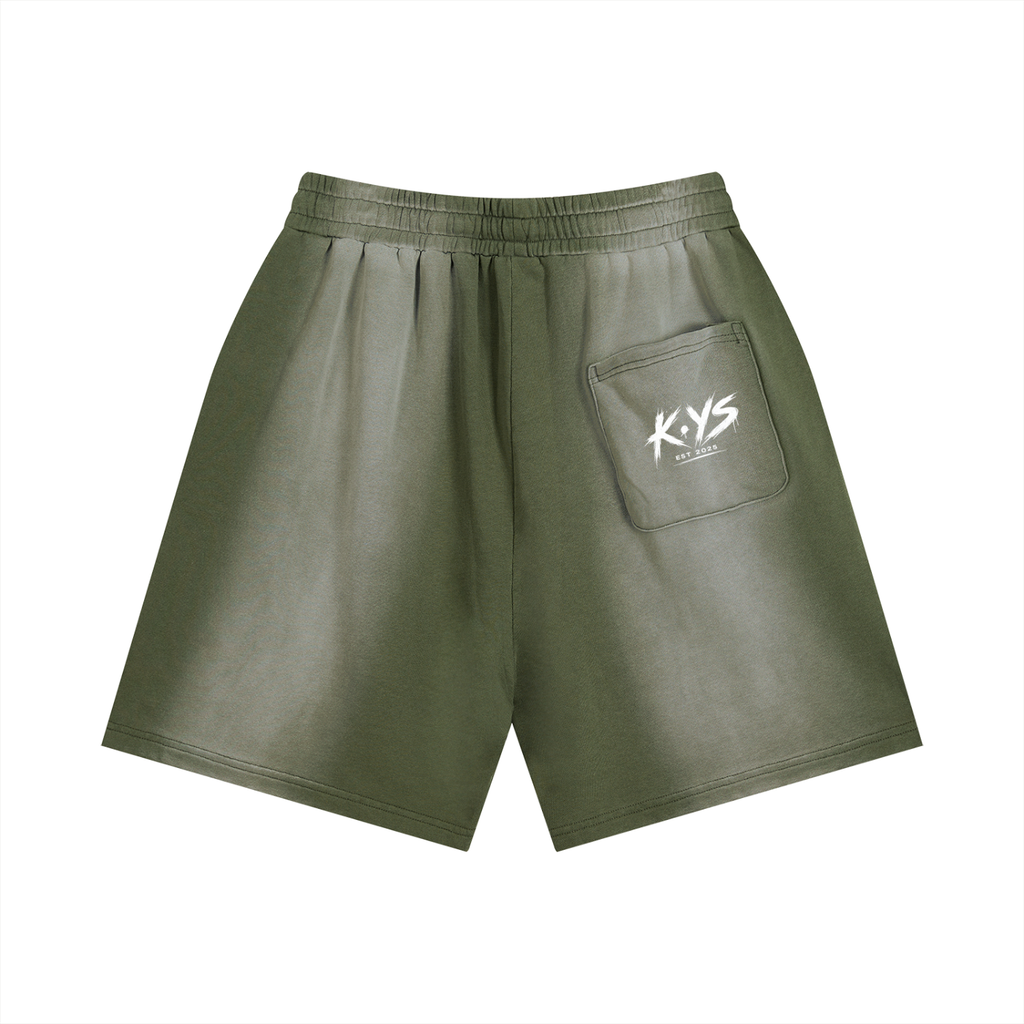 K.YS Sun Fade Distressed Shorts