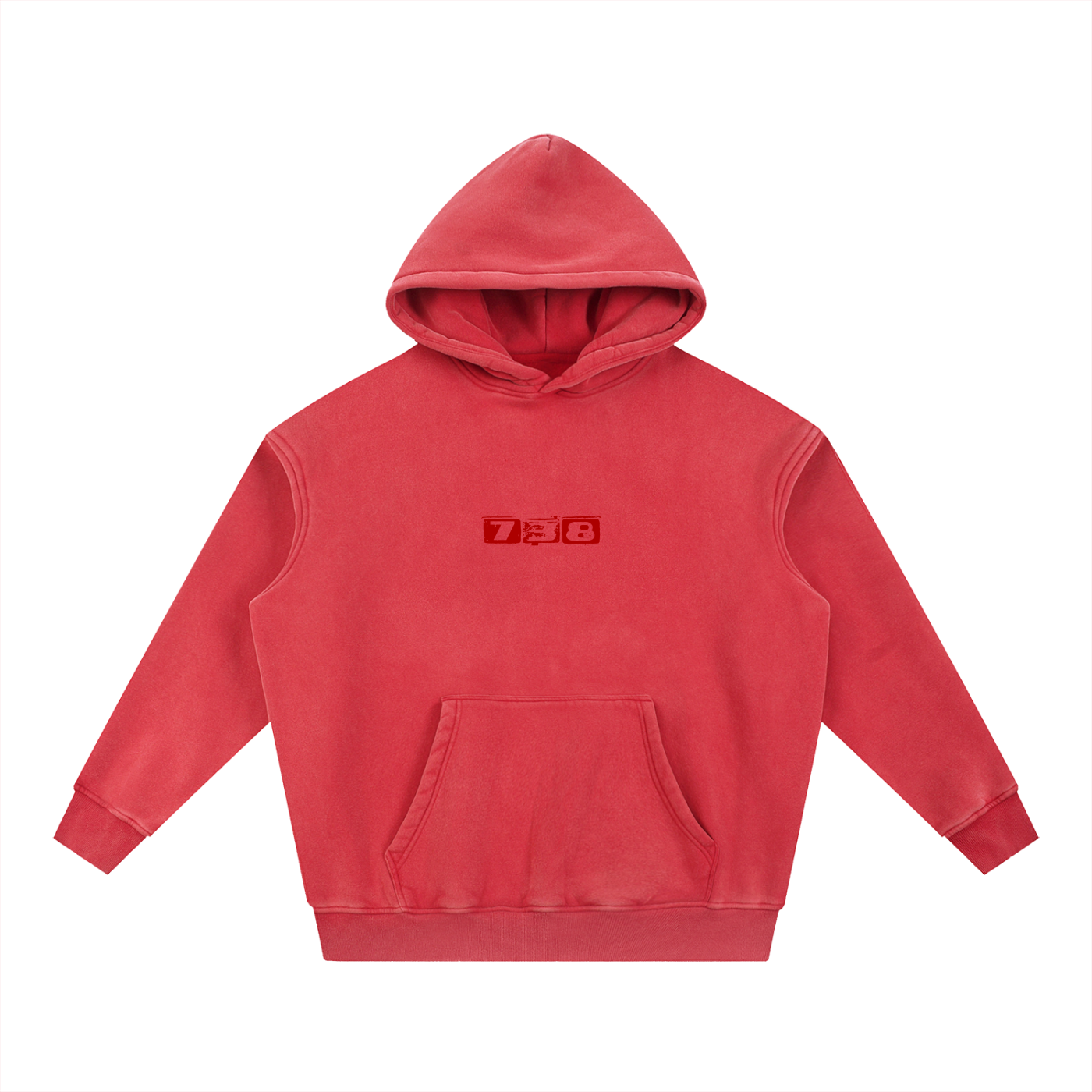 K.YS Los Angeles Snow Wash Fleece Oversize Hoodie