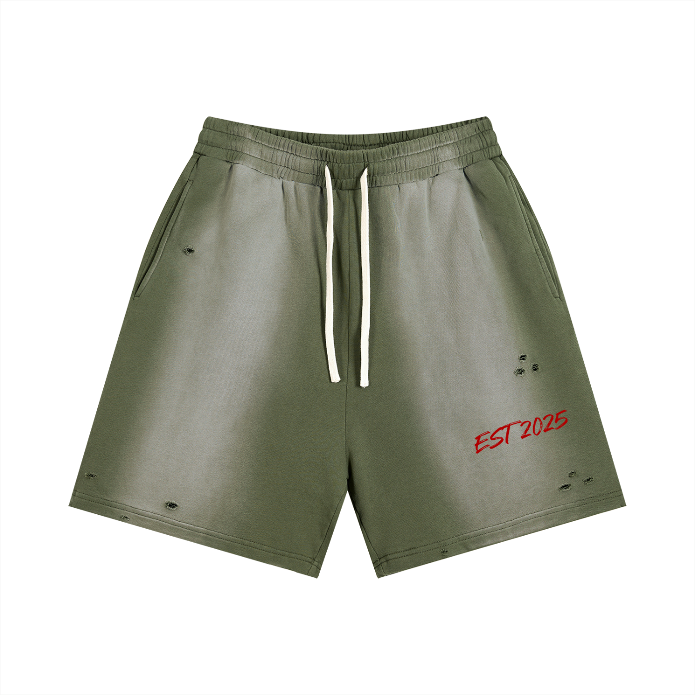 K.YS Sun Fade Distressed Shorts