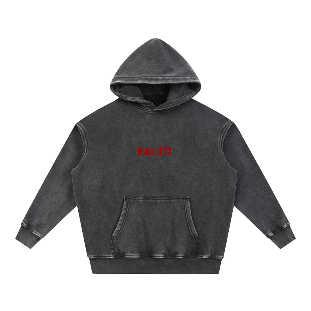 K.YS Los Angeles Snow Wash Fleece Oversize Hoodie