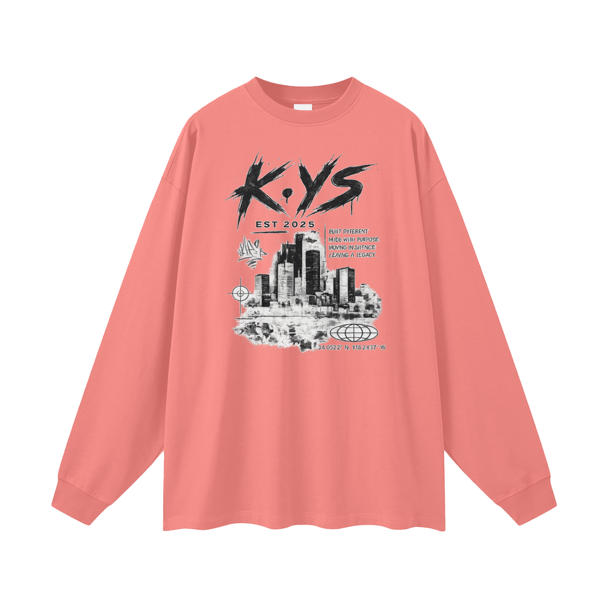 Oversized Unisex Long Sleeve T-Shirt