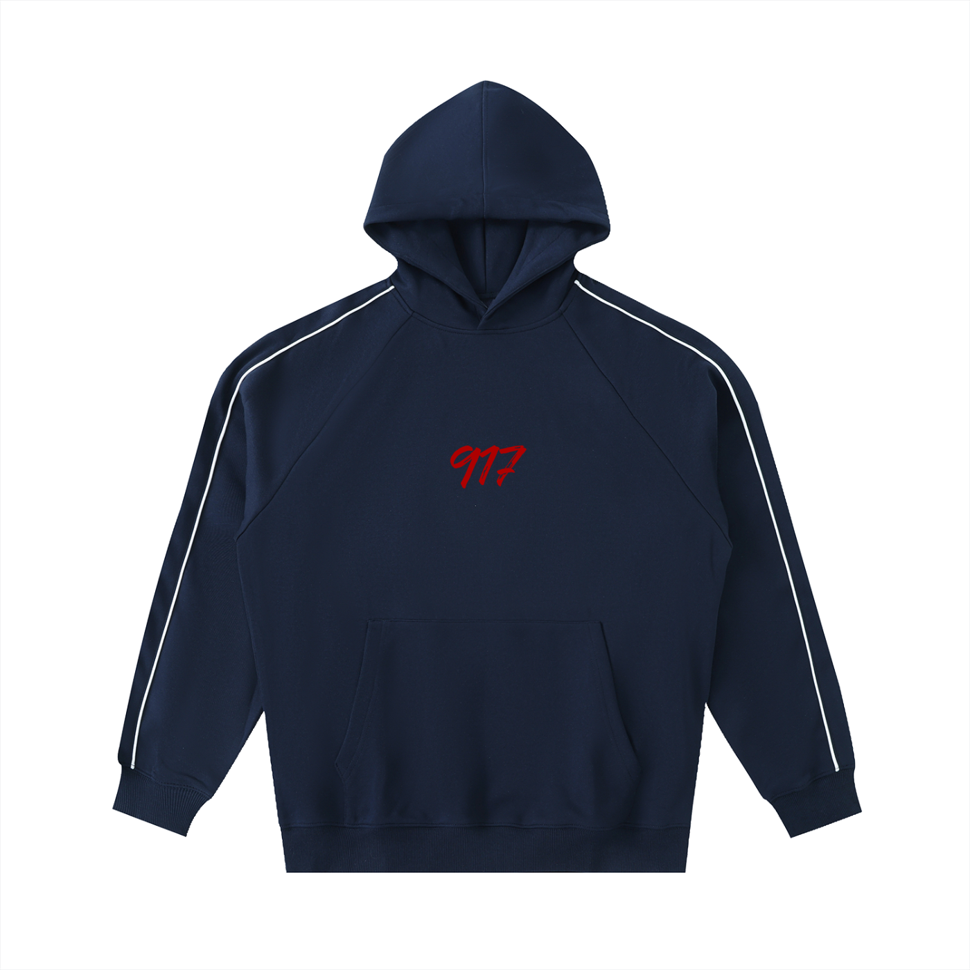 K.YS New York Contrast Piping Raglan Hoodie
