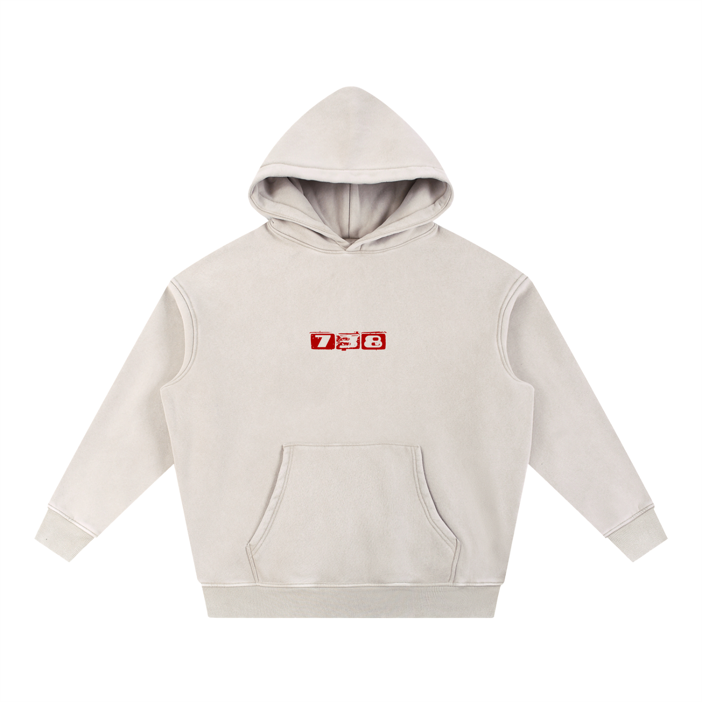K.YS Los Angeles Snow Wash Fleece Oversize Hoodie