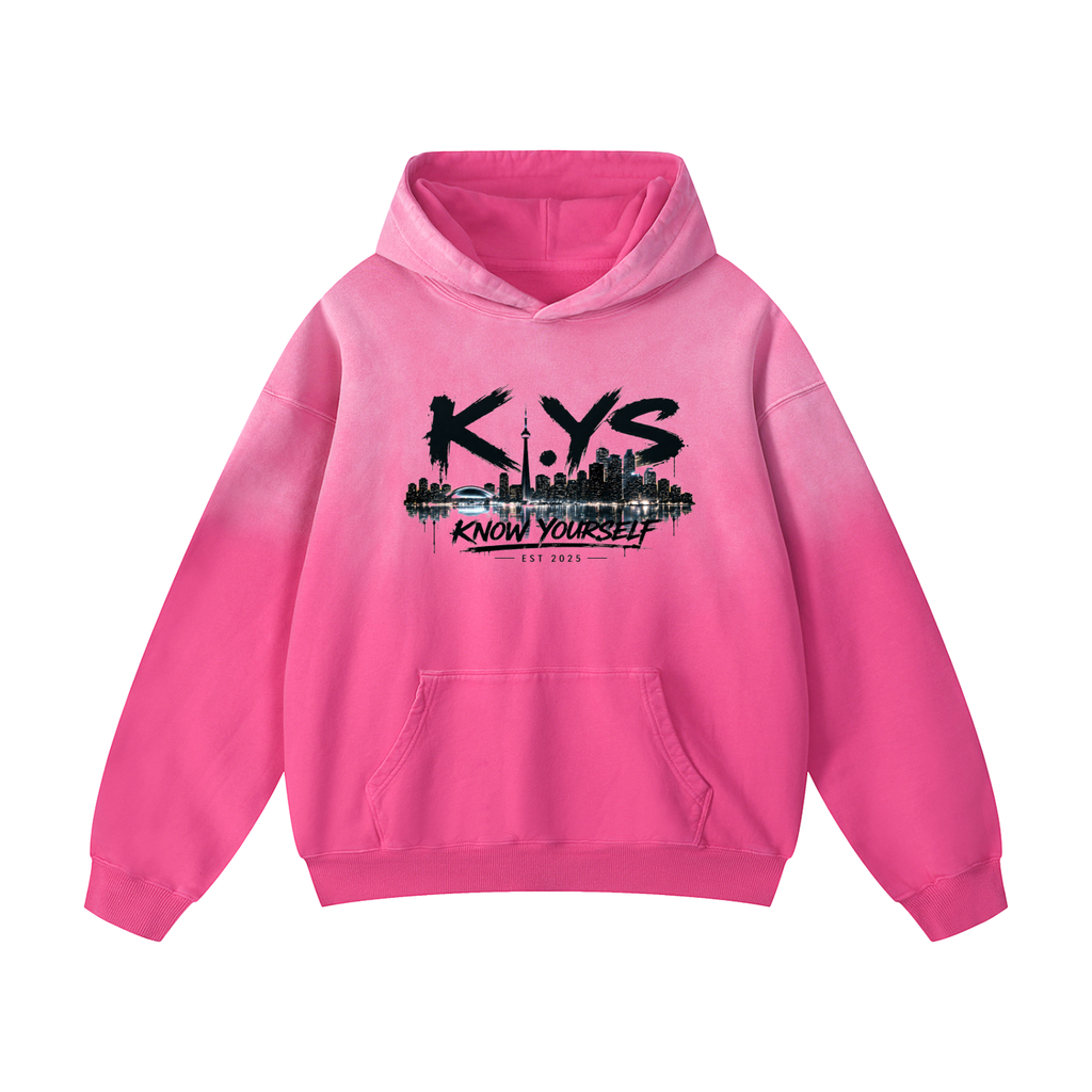 K.YS Heavyweight Sunfade Oversized Hoodie
