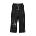 K.YS Contrast-Stitched Fleece Sweatpants