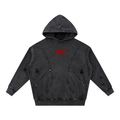 K.YS New York Snow Washed Distressed Panel Pocket Hoodie