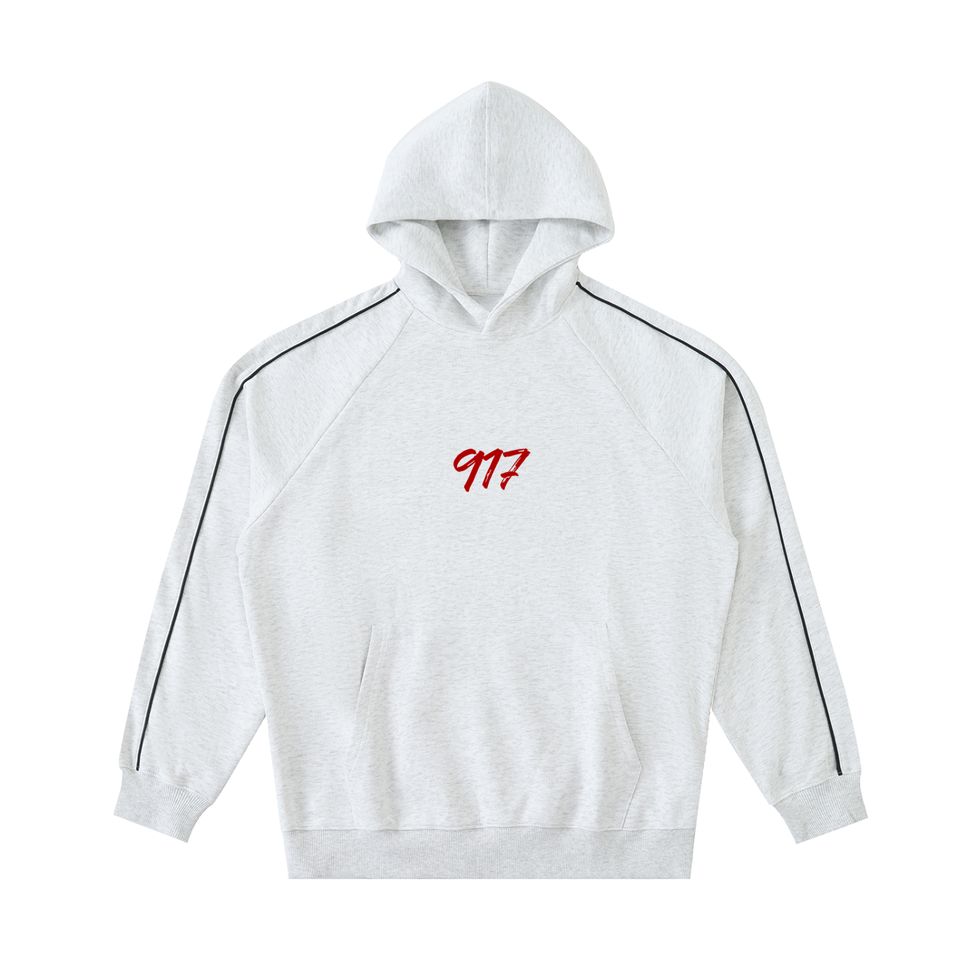 K.YS New York Contrast Piping Raglan Hoodie