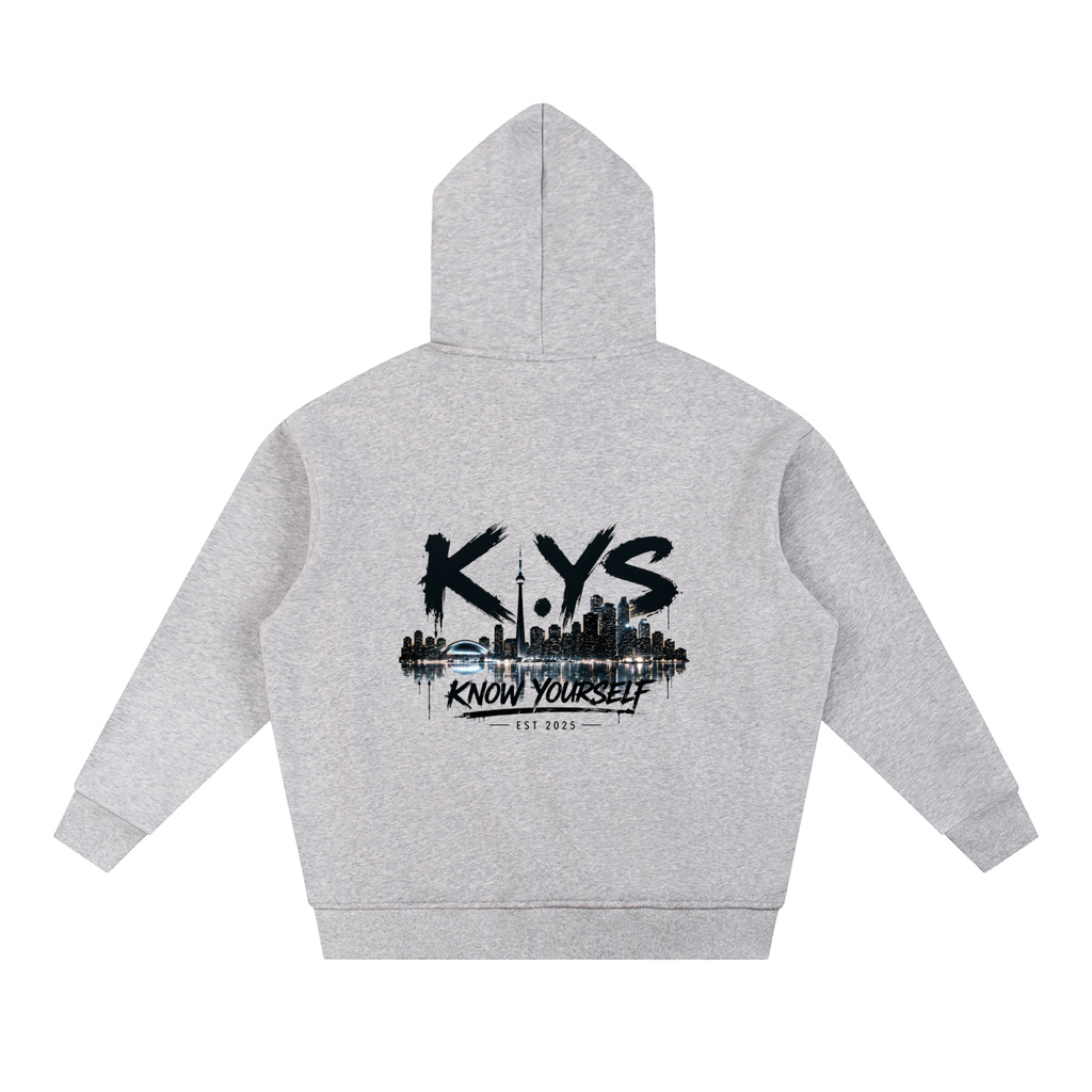 K.YS Sun Fade Contrast Tape Fleece Hoodie