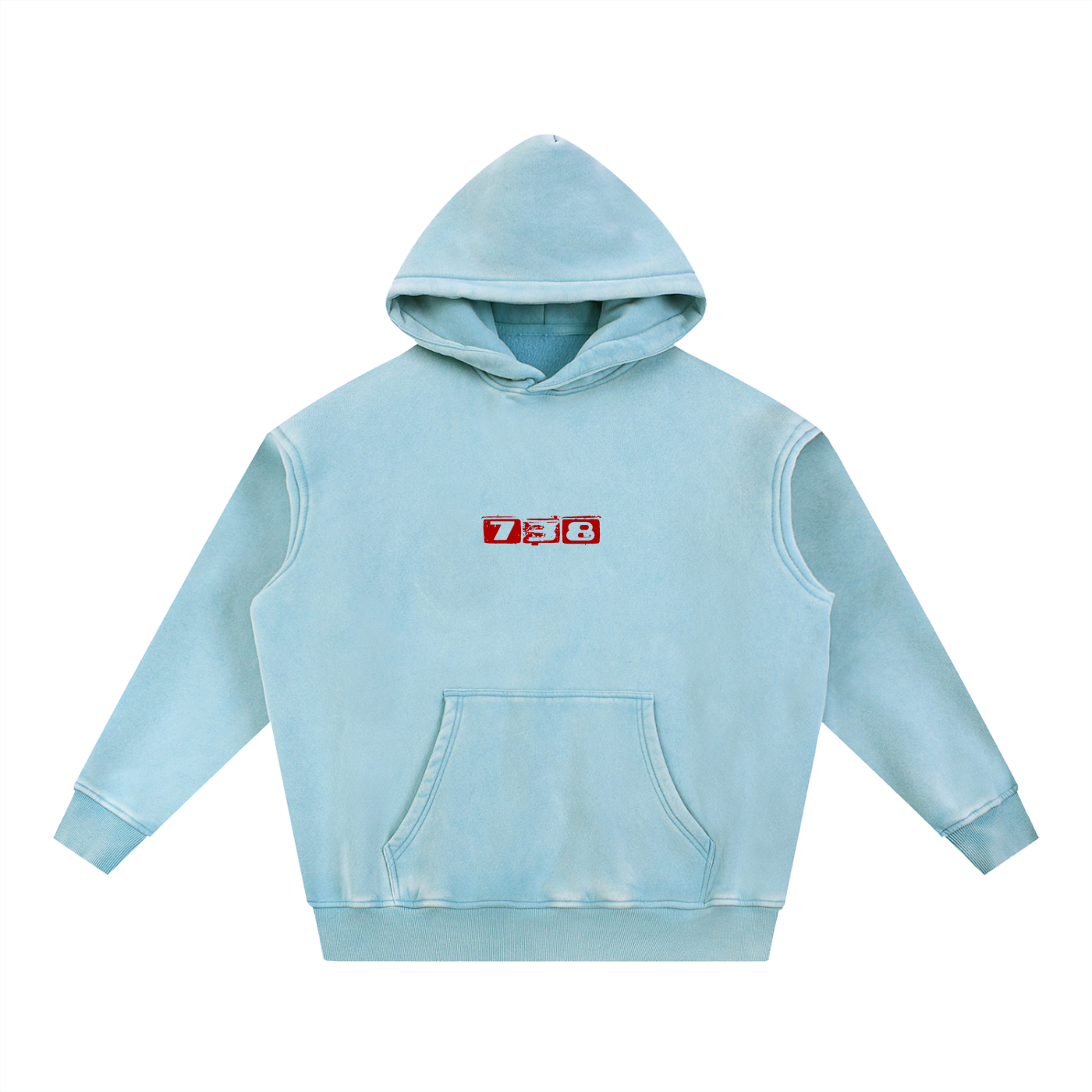 K.YS Los Angeles Snow Wash Fleece Oversize Hoodie