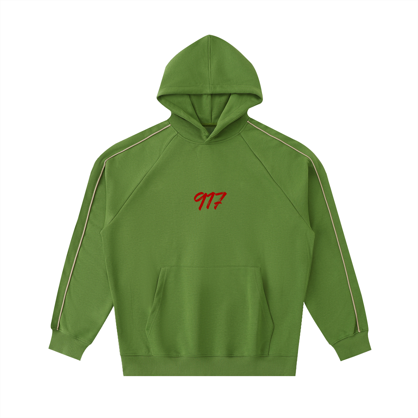 K.YS New York Contrast Piping Raglan Hoodie