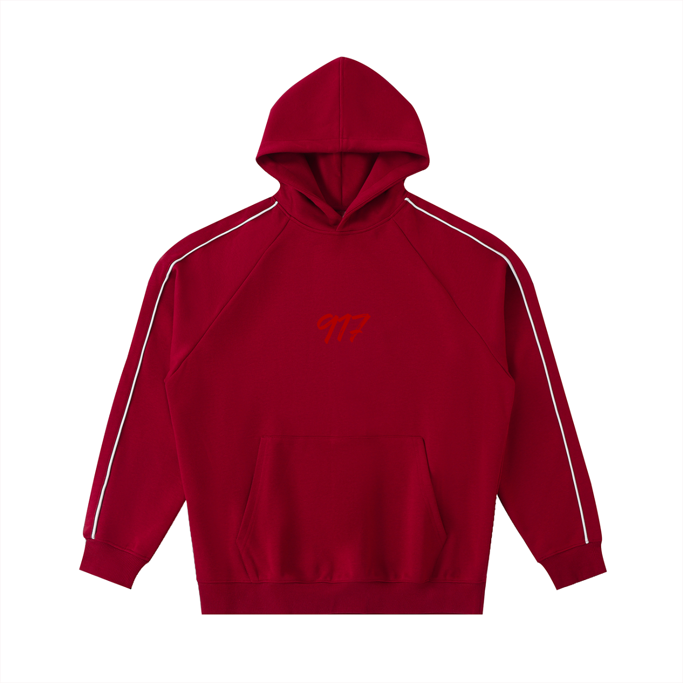K.YS New York Contrast Piping Raglan Hoodie