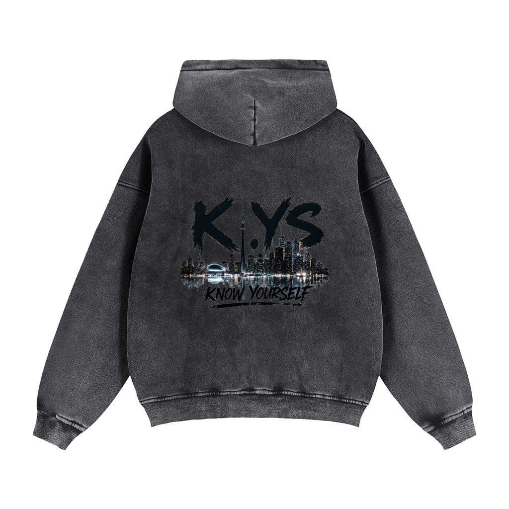 K.YS Zip-Through Boxy Fleece Hoodie