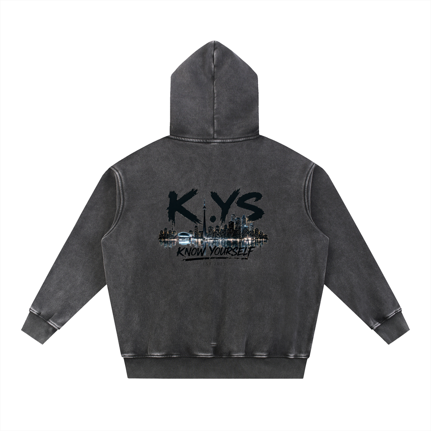 K.YS Snow Wash Fleece Oversize Hoodie